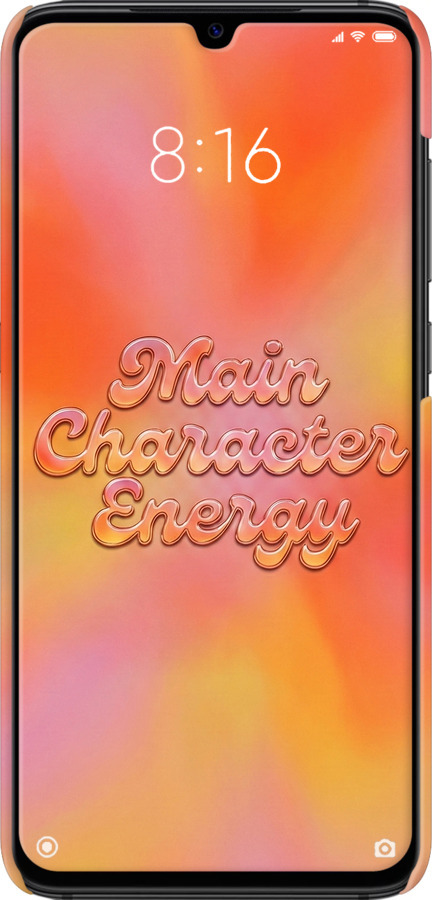 3D пластиковый матовый чехол Aura Gradient Main Character Energy Aesthetic Y2K для Xiaomi Mi9 - 6783m-1648 изображение 