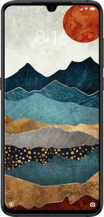 2D пластиковый чехол Янтарный закат для Xiaomi Mi9 - 6475t-1648 изображение 
