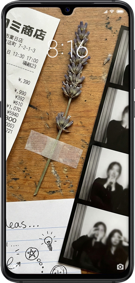 2D пластиковый чехол Aesthetic Scrapbook Collage для Xiaomi Mi9 - 6773t-1648 изображение 