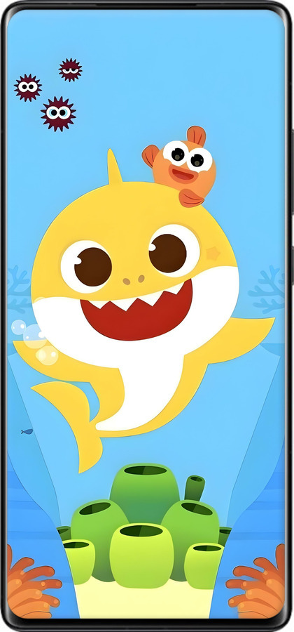 TPU чехол Бейби Шарк для Xiaomi Mix 4 - 6303b-2475 изображение 