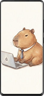 Силиконовый чехол Funny Capybara CEO Working для Xiaomi Mix 4 - 6777u-2475 изображение 