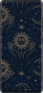 Силіконовий чехол Celestial Harmony: Sun & Moon Gold Mystic Pattern для Xiaomi Mix 4 - 6778u-2475 изображение 