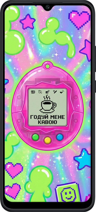 TPU чехол Y2K Aesthetic Retro Pet: Годуй мене кавою для Xiaomi Poco C40 - 6784b-2701 изображение 