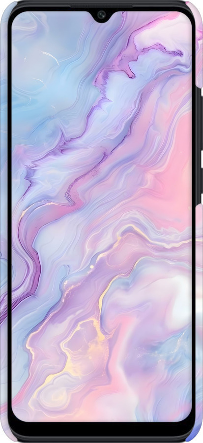 3D пластиковий матовий чехол Нежный мрамор для Xiaomi Poco C40 - 6310m-2701 изображение 