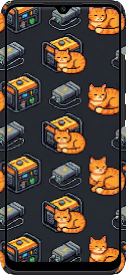 3D пластиковый матовый чехол Autonomous Zone для Xiaomi Poco C40 - 6771m-2701 изображение 