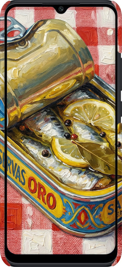 3D пластиковый матовый чехол Vintage Sardine Tin Phone для Xiaomi Poco C40 - 6772m-2701 изображение 