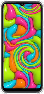 Силикон с усиленными углами чехол Y2K Jelly Dream для Xiaomi Poco C40 - 6780sp-2701 изображение 