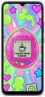 Силикон с усиленными углами чехол Y2K Aesthetic Retro Pet: Годуй мене кавою для Xiaomi Poco C40 - 6784sp-2701 изображение 