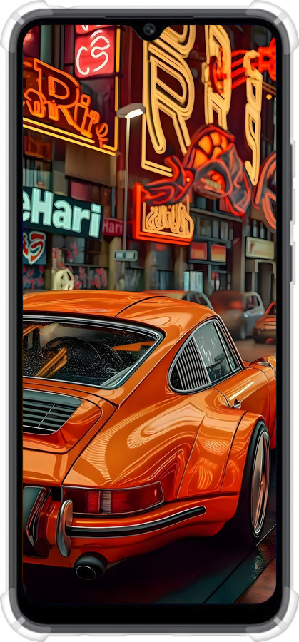 Силикон с усиленными углами чехол Порше для Xiaomi Poco C40 - 6334sp-2701 изображение 