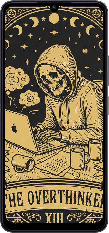 TPU чехол The Overthinker для Xiaomi Redmi 13C - 6774b-3410 изображение 