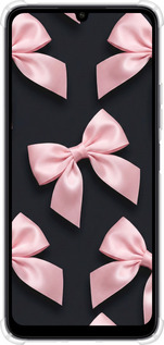 Силикон с усиленными углами чехол Coquette Ribbons Dark Coquette для Xiaomi Poco C65 - 6767sp-3447 изображение 