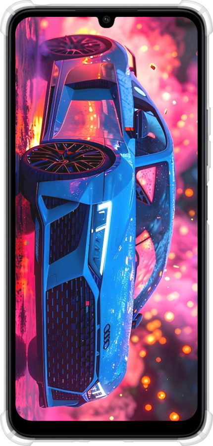 Силикон с усиленными углами чехол Ауди для Xiaomi Redmi 13C - 6286sp-3410 изображение 