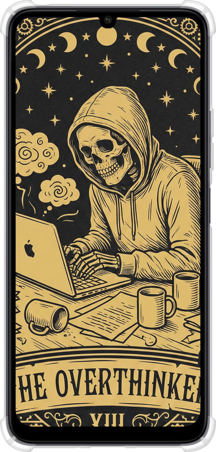 Силикон с усиленными углами чехол The Overthinker для Xiaomi Poco C65 - 6774sp-3447 изображение 