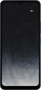 Силіконовий чехол Голубые облака, Голубая луна для Xiaomi Poco C65 - 6396u-3447 изображение 