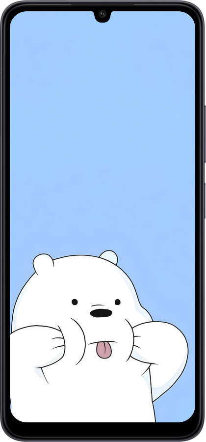 Силіконовий чехол Милий ведмедик для Xiaomi Poco C65 - 6357u-3447 изображение 
