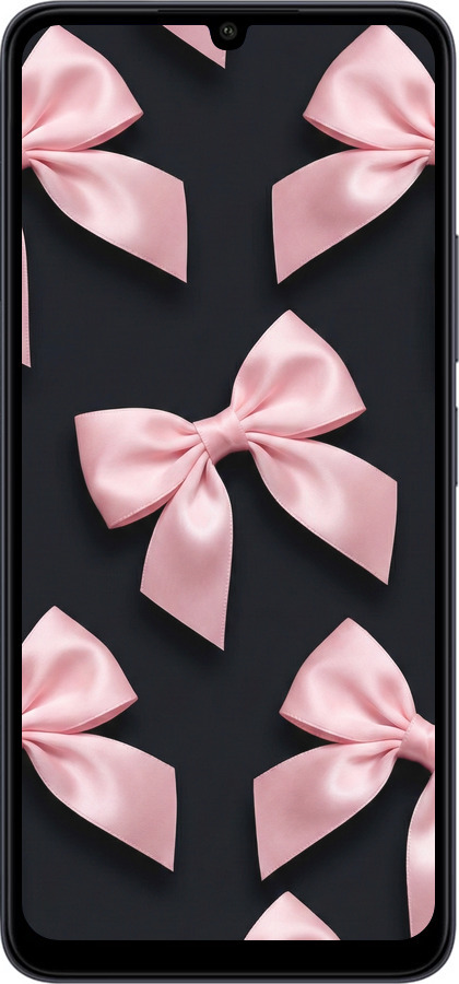 Силіконовий чехол Coquette Ribbons Dark Coquette для Xiaomi Redmi 13C - 6767u-3410 изображение 