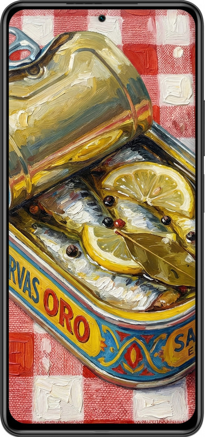 TPU чехол Vintage Sardine Tin Phone для Xiaomi Mi 11i - 6772b-3935 изображение 