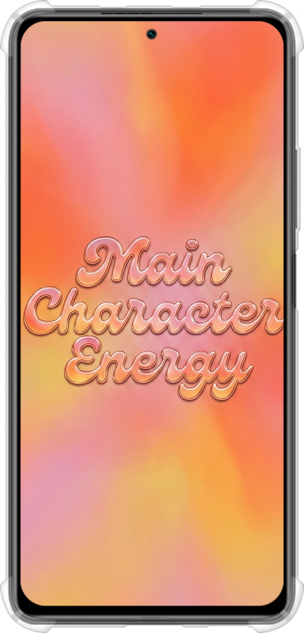 Силіконовий протиударний с посиленими кутами чехол Aura Gradient Main Character Energy Aesthetic Y2K для Xiaomi Poco F3 - 6783sp-2280 изображение 