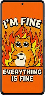 TPU чехол Funny Cat для Xiaomi Poco F4 GT - 6786b-2958 изображение 