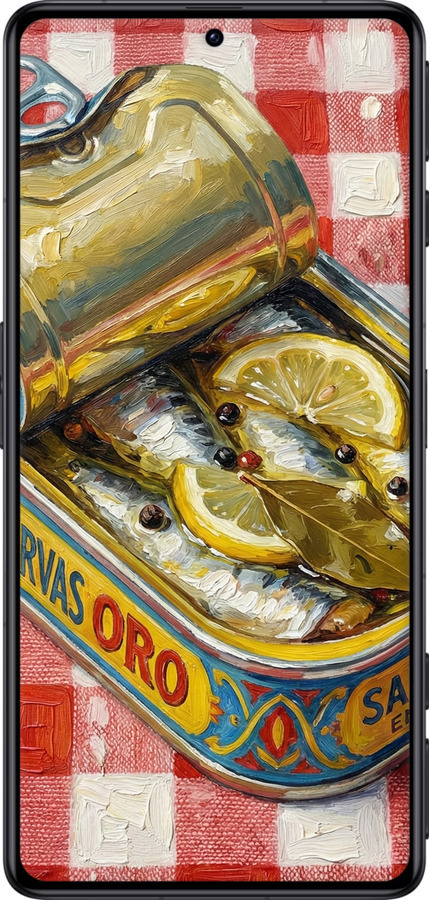 TPU чехол Vintage Sardine Tin Phone для Xiaomi Poco F4 GT - 6772b-2958 изображение 