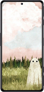 Силиконовый чехол Привидение для Xiaomi Poco F4 GT - 6401u-2958 изображение 