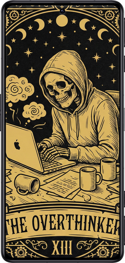 Силіконовий чехол The Overthinker для Xiaomi Poco F4 GT - 6774u-2958 изображение 