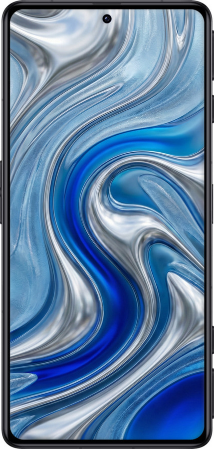 Силиконовый чехол Liquid Chrome для Xiaomi Poco F4 GT - 6781u-2958 изображение 