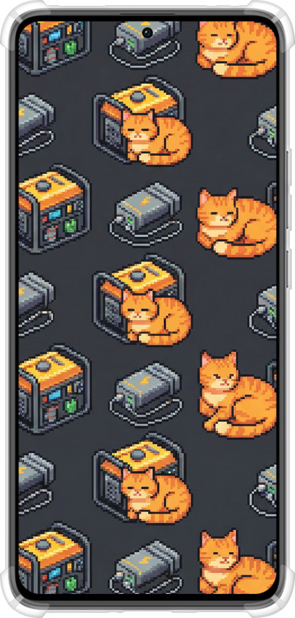 Силикон с усиленными углами чехол Autonomous Zone для Xiaomi Poco F5 Pro 5G - 6771sp-3193 изображение 