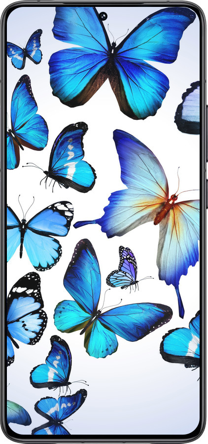 TPU чехол Бабочки для Xiaomi Redmi K70 - 6023b-3799 изображение 