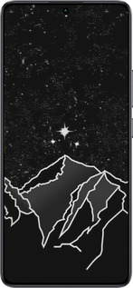 TPU чехол Минималистический горный пейзаж для Xiaomi Redmi Turbo 3 5G - 6438b-3802 изображение 