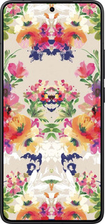 Силиконовый чехол Цветочный узор для Xiaomi POCO F7 Pro - 1083u-4085 изображение 