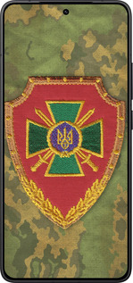 Силиконовый чехол Пограничная служба Украины для Xiaomi Redmi K80 - 1091u-4148 изображение 