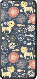 Силиконовый чехол Котята v4 для Xiaomi Redmi K80 - 1224u-4148 изображение 