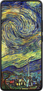 Силиконовый чехол Винсент Ван Гог. Звёздная ночь для Xiaomi Redmi K80 - 163u-4148 изображение 