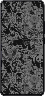 Силиконовый чехол Чёрно-серый стикер бомбинг для Xiaomi Redmi K80 - 2432u-4148 изображение 