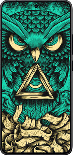 Силиконовый чехол Сова Арт-тату для Xiaomi Redmi K80 - 3971u-4148 изображение 