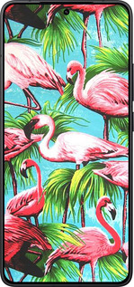 Силиконовый чехол Tropical background для Xiaomi POCO F7 Pro - 4016u-4085 изображение 