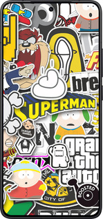 Силиконовый чехол Popular logos для Xiaomi POCO F7 Pro - 4023u-4085 изображение 