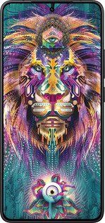 Силиконовый чехол Люминесцентный лев для Xiaomi POCO F7 Pro - 4037u-4085 изображение 