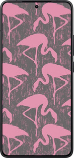 Силиконовый чехол Vintage-Flamingos для Xiaomi POCO F7 Pro - 4171u-4085 изображение 