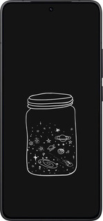 Силіконовий чехол Космос в банці для Xiaomi POCO F7 Pro - 4297u-4085 изображение 