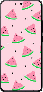 Силиконовый чехол Розовый арбуз для Xiaomi Redmi K80 - 4314u-4148 изображение 