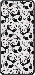 Силиконовый чехол Панды для Xiaomi POCO F7 Pro - 4318u-4085 изображение 