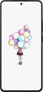 Силиконовый чехол Шарики для Xiaomi Redmi K80 - 4387u-4148 изображение 