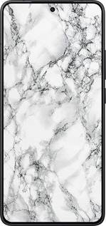 Силиконовый чехол Мрамор белый для Xiaomi Redmi K80 - 4480u-4148 изображение 