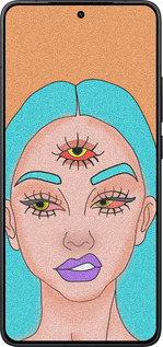 Силиконовый чехол Девушка рисунок для Xiaomi Redmi K80 - 4576u-4148 изображение 