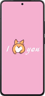 Силиконовый чехол Люблю1 для Xiaomi Redmi K80 - 4587u-4148 изображение 