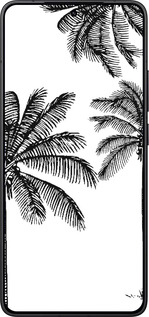 Силіконовий чехол Пальми1 для Xiaomi POCO F7 Pro - 4634u-4085 изображение 