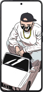 Силіконовий чехол Тачка для Xiaomi POCO F7 Pro - 4663u-4085 изображение 