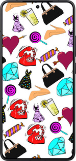 Силіконовий чехол stickers для Xiaomi POCO F7 Pro - 4757u-4085 изображение 